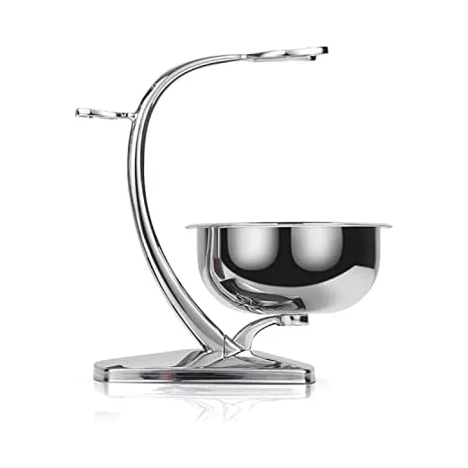 GRUTTI Shaving Kit with Stand and Bowl