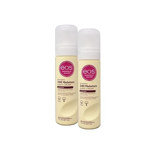 eos Shea Better Women's Shave Cream- Vanilla Bliss, Shea Butter Skin Care, Shaving Cream for Women, 14 fl oz, 2-Pack
