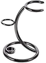 Grandslam Shaving Razor and Brush Stand Universal Holder for Safety Razor Storage Shave Brush Holder (gunmetal)