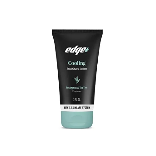 Edge+ Cooling Post Shave Lotion with Eucalyptus & Tea Tree, 3 Oz