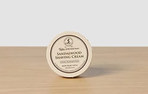 Taylor of Old Bond Street Sandalwood Shaving Cream Bowl, 5.3-Ounce