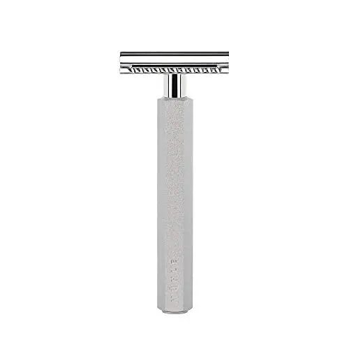 MÜHLE HEXAGON Silver Double Edge Safety Razor (Closed Comb) For