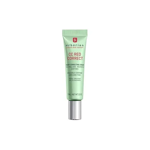 Erborian CC Red Color Correcting SPF 25 Green Pigment Cream,