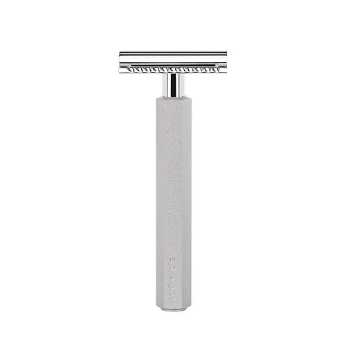 MÜHLE HEXAGON Silver Double Edge Safety Razor (Closed Comb) For