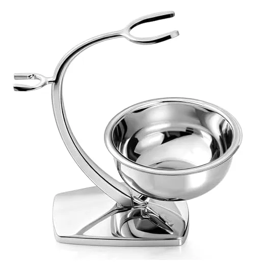 GRUTTI Shaving Kit with Stand and Bowl