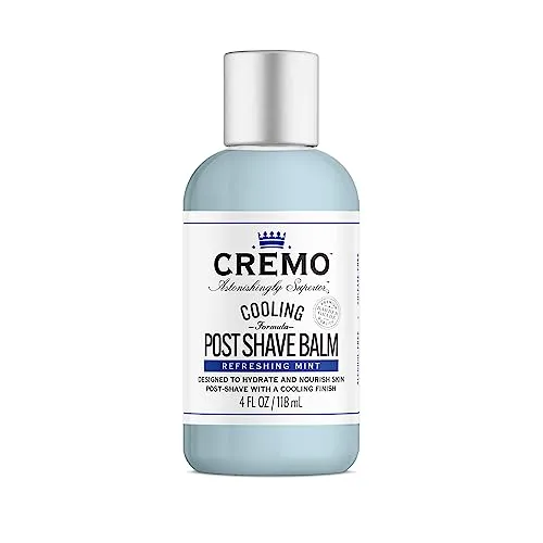 Cremo Cooling Post Shave Balm, Refreshing Mint, 4 oz