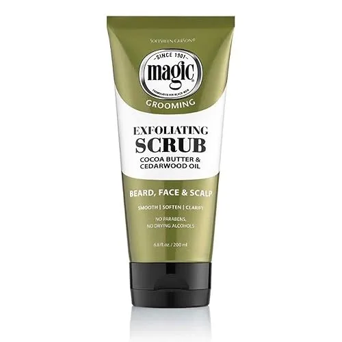 SoftSheen-Carson Magic Men's Grooming Facial Exfoliating Scrub, Softens, Smooths and
