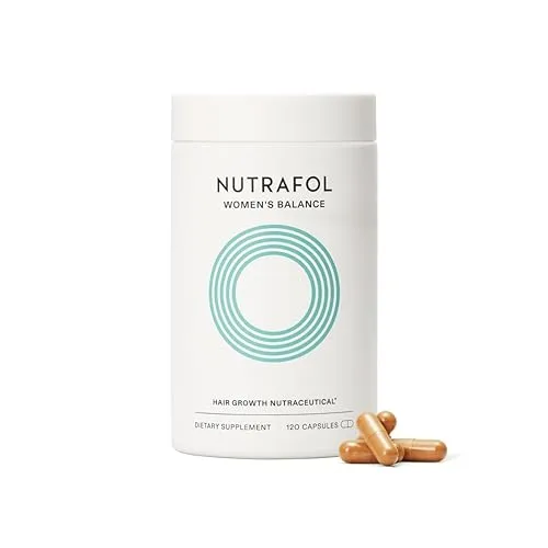 Nutrafol Women's Balance Hair Growth Supplements, Ages 45 and Up,