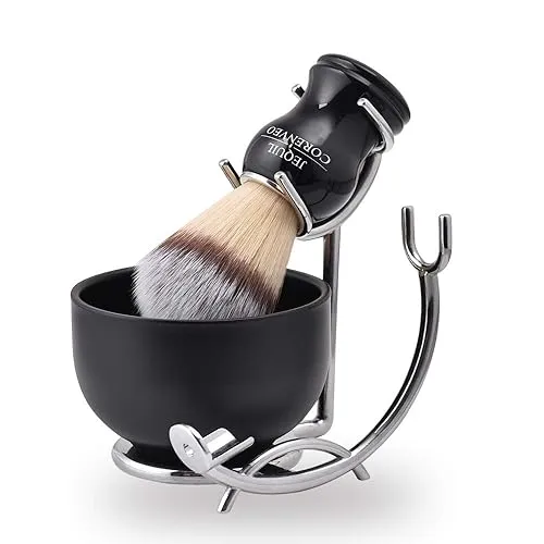 Deluxe Shaving Kit for Men, 3 in 1 Shaving Set