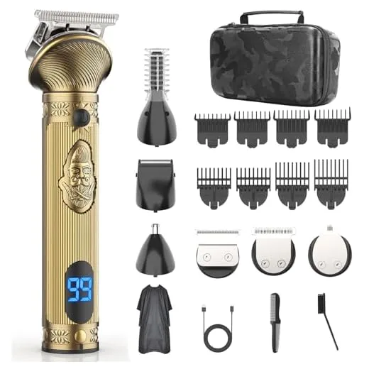 Manscape Beard Trimmer Kit, Cordless T-Blade