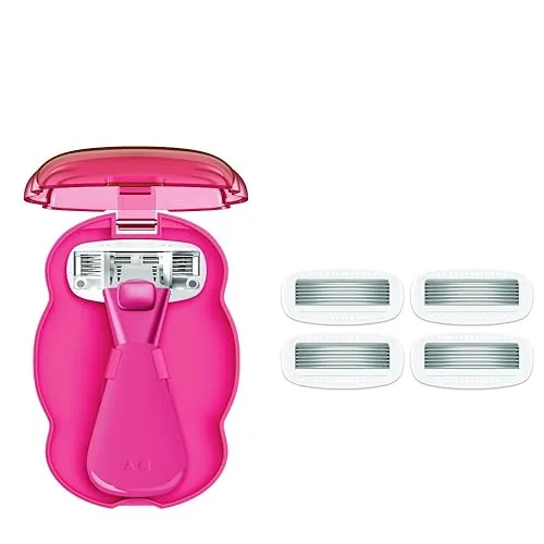 Women's Mini Travel Razor Shave Kit, 1 Mini Travel Razor