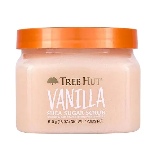 Tree Hut Vanilla Shea Sugar Exfoliating & Hydrating Body Scrub,