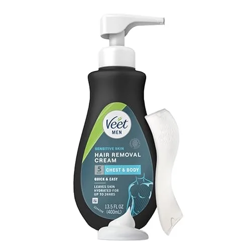 Veet Hair Removal Cream For Men, 5 Min Sensitive Skin,