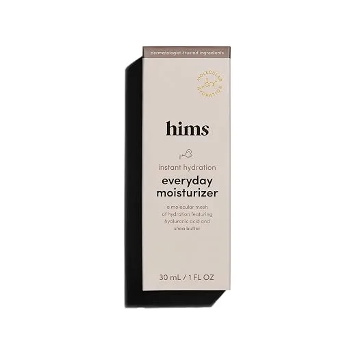 hims Everyday Moisturizer - Hydrating & Non-Greasy Face Cream - Morning Moisturizer for Healthy Skin - For Every Skin Type - Vegan & Paraben-Free - 1 Fl Oz