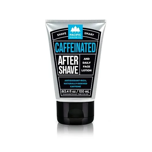 Pacific Shaving Company Caffeinated Aftershave - Helps Reduce Appearance of