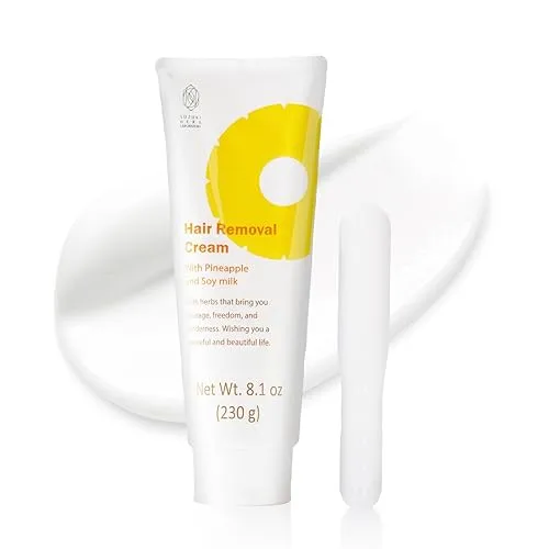 Hair Removal Cream with Pineapple and Soymilk, Made in Japan,