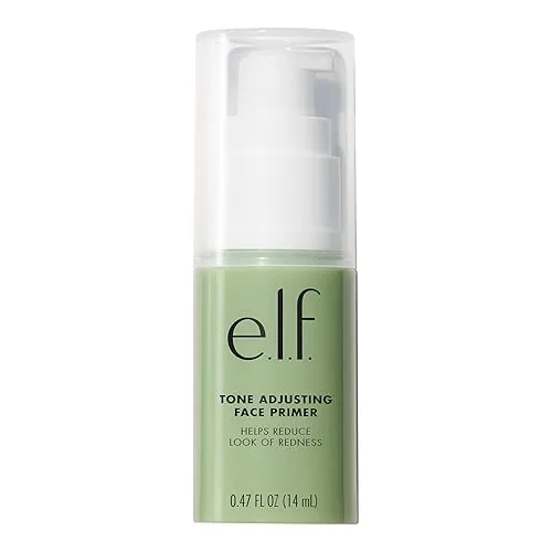 e.l.f. Tone Adjusting Face Primer, Makeup Primer For Neutralizing Uneven
