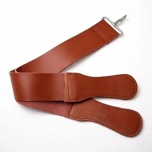 Gents Leather Razor Strop 2.5" x 23.5" Cowhide Straight Razor