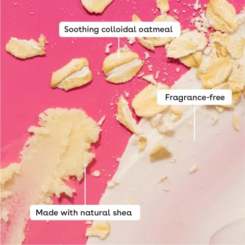 eos Shea Better Sensitive Shaving Cream, Women's Shave Cream, Fragrance-Free, Skin Care and Lotion with Colloidal Oatmeal, 24-Hour Hydration, 7 fl oz