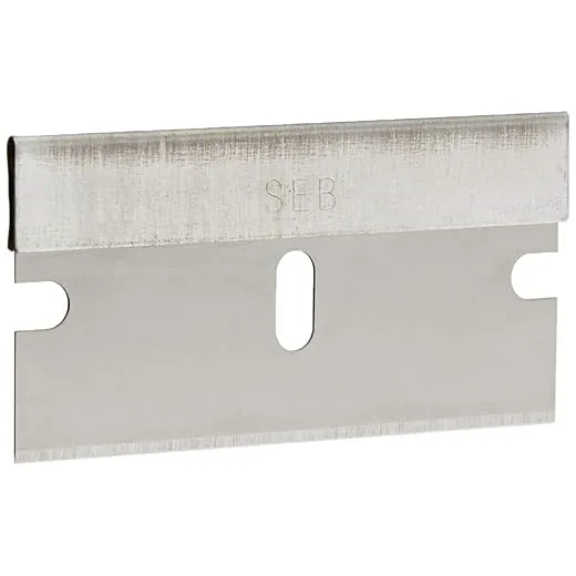 Amazon Basics Men's Single Edge Razor Blades, Clam Shell, 100-Pack