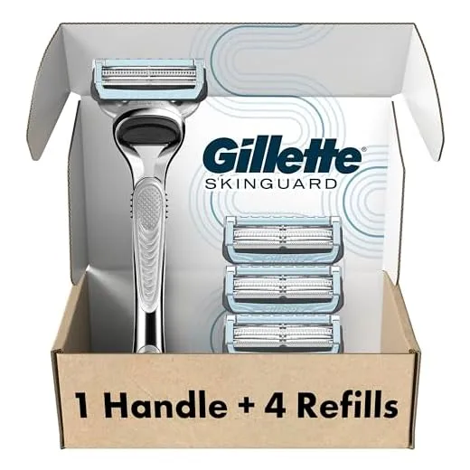 Men's Gillette SkinGuard Razor Set Review Just Shaver