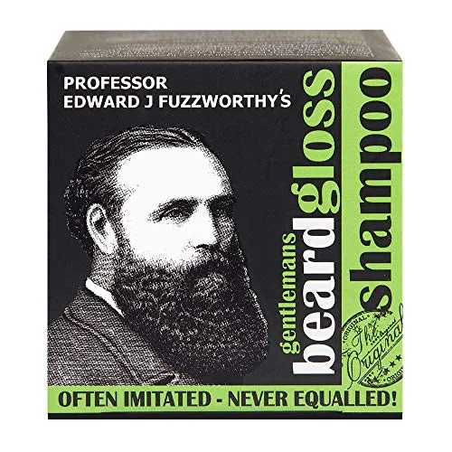 Professor Fuzzworthy's Beard Shampoo Bar - Tasmanian ACV - All Natural Ingredients - Tasmania Australia, 4.2 oz