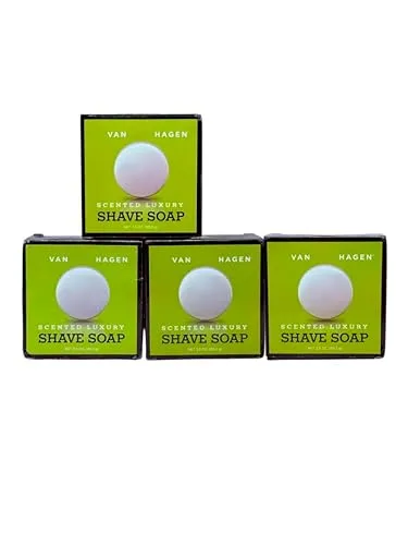Men's Luxury Scented Shave Soap 3.5 oz – PACK 4