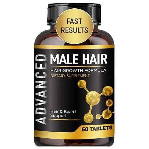 Hair Growth Vitamins For Men-Anti Hair Loss Support Vitamins Pills