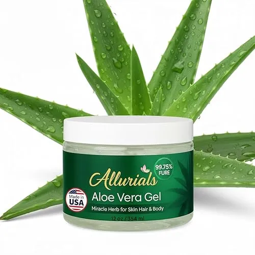 Allurials 99.75% Pure & Organic Aloe Vera Gel - Made