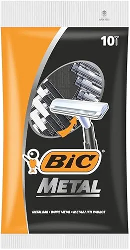 Bic Metal Quality Disposable Men's Shaving Razors, Best Single Blade,