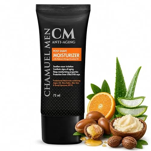 Mens Face Moisturizer Anti Aging - Aftershave for Men, Face