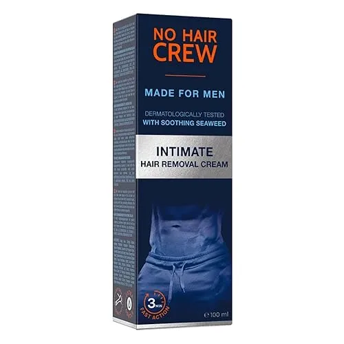 No Hair Crew Intimate/Private At Home Hair Removal Cream for