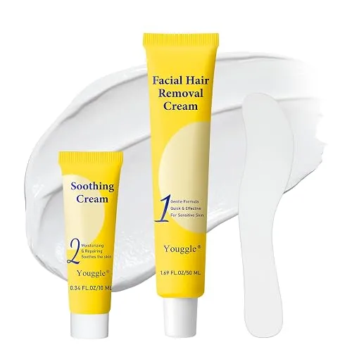5 Min Facial Hair Removal For Women and Men, Painless