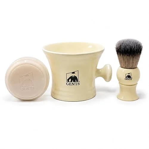 GENTS Heavy Duty Ceramic Shaving Set – Classic Grooming and