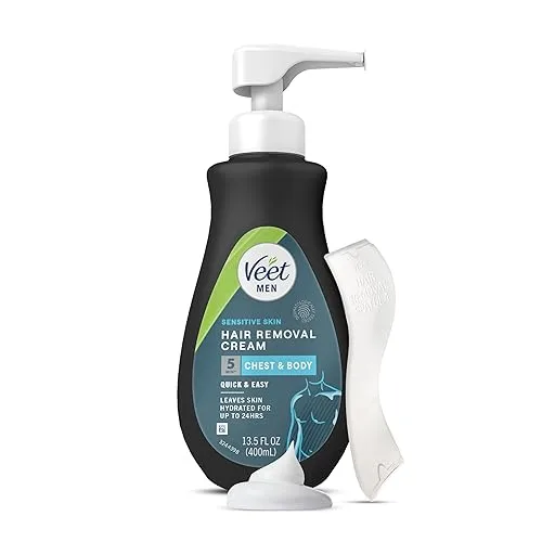 Veet Hair Removal Cream For Men, 5 Min Sensitive Skin,