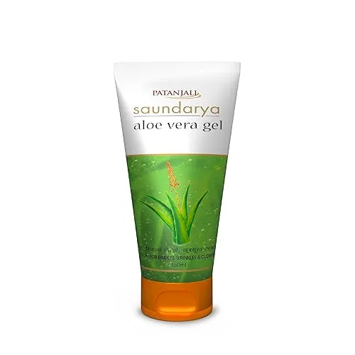 Patanjali Aloe Vera Gel 150ml - Saundarya Moisturizer for Oily