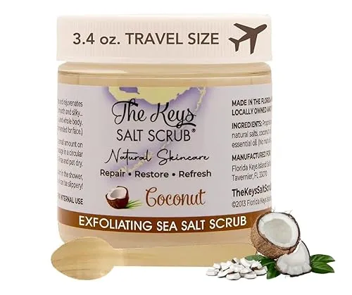 The Keys Salt Scrub -Sea Salt Scrub - Exfoliating Body