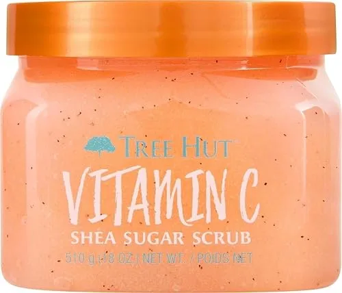 Tree Hut Body Scrub, Vitamin C, 18 Oz | Exfoliating