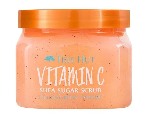 Tree Hut Vitamin C Body Scrub, Exfoliating & Hydrating Sugar
