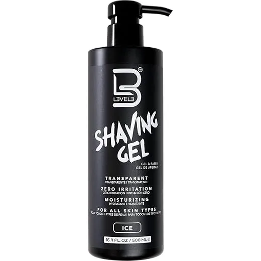 L3 Shaving Gel - Straight Razor Shave Gel - Non-Irritating - Refreshing Smell L3 - No Hot Towel Necessary - Level Three Razor Gel (Ice)