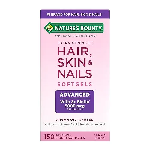 Nature's Bounty Advanced Hair, Skin & Nails, Argan-Infused Vitamin Supplement