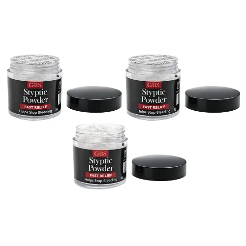 Styptic Powder Jars – Professional Grooming First Aid for Shaving