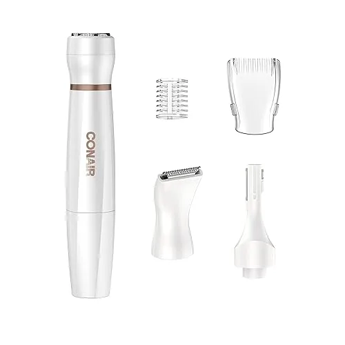 Conair All-In-1 Facial Hair Removal for Women, Cordless Electric Trimmer,