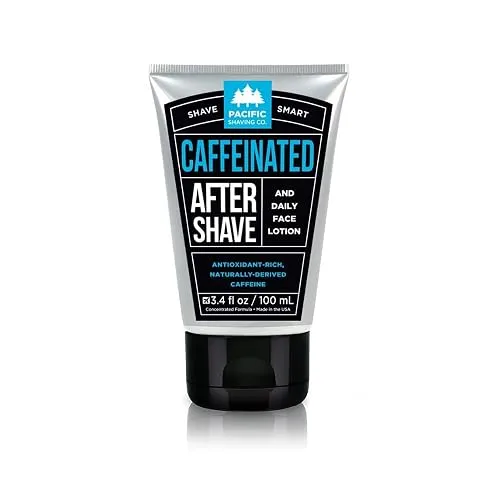 Pacific Shaving Company Caffeinated Aftershave - Helps Reduce Appearance of