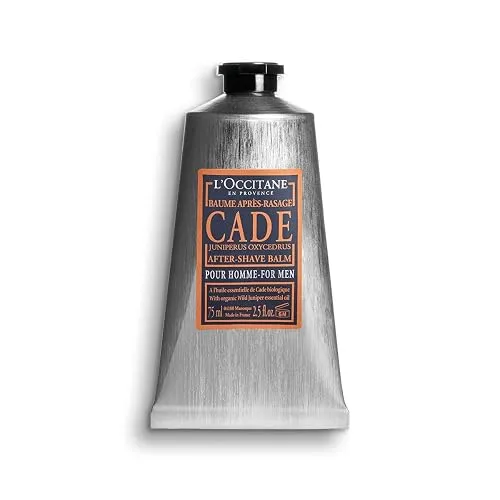 L’Occitane Cade Comforting After-Shave Balm, Men’s Skincare for Post-Shave Hydration,