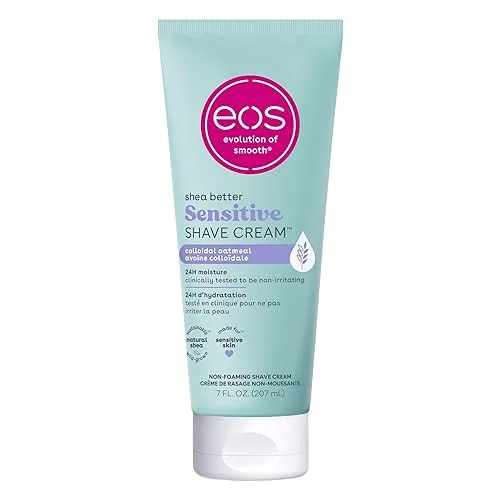 eos Shea Better Sensitive Shaving Cream, Women's Shave Cream, Fragrance-Free,