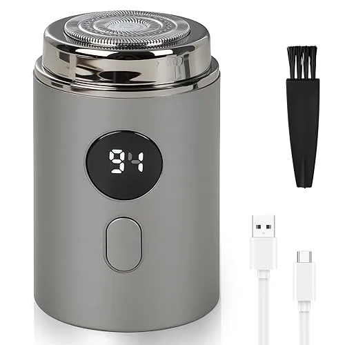 Mini Portable Electric Shaver for Man Women,USB Rechargeable Waterproof Electric