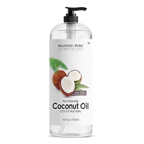 Majestic Pure Fractionated Coconut Oil – Lightweight Liquid Carrier Oil