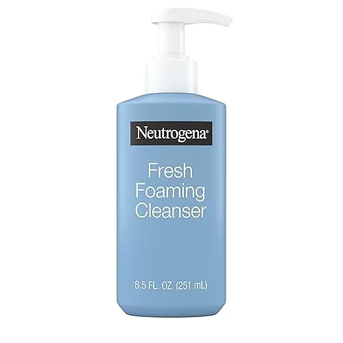 Neutrogena Fresh Foaming Facial Cleanser, All-In-One Makeup Remover Face Wash