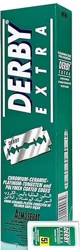 Derby Extra Double Edge Razor Blades, 100 Count